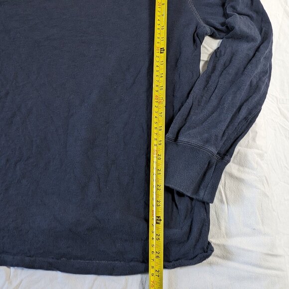 AMERICAN EAGLE SEVENTY SEVEN MEN'S LONG SLEEVE SHIRT XXL DARK NAVY BLUE - Picture 11 of 15